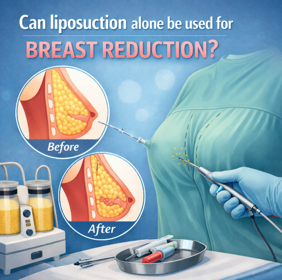 Can Liposuction Alone Be Used for Breast Reduction?